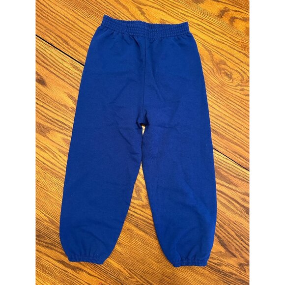 hanes royal blue jogger sweatpants size youth small (6/8) - Picture 1 of 3